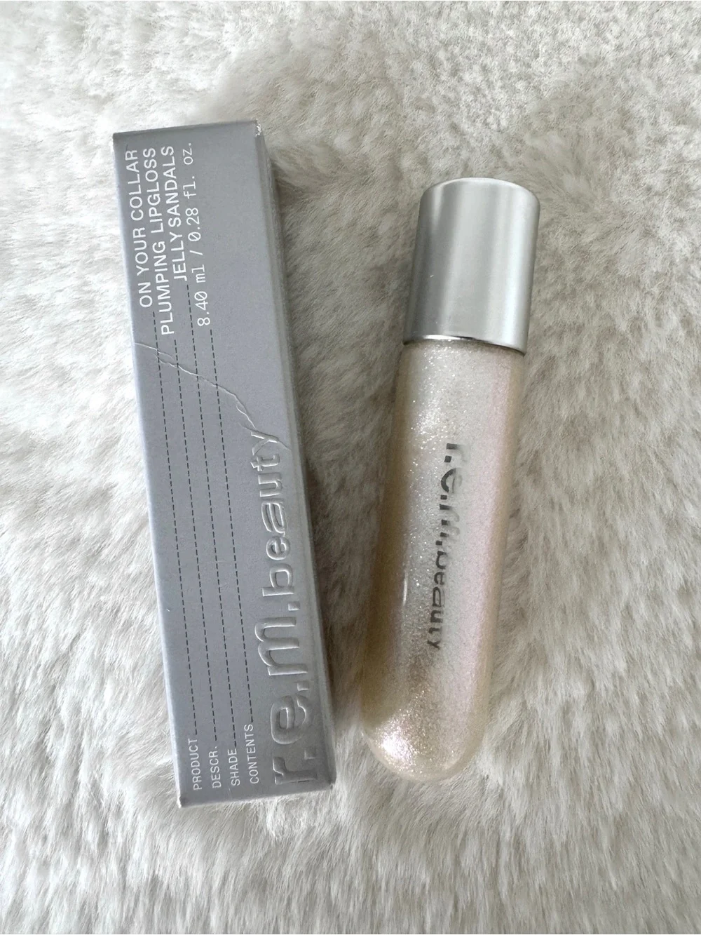 Rem Beauty on Your Collar Plumping Lip Gloss  Jelly Sandal - NIB